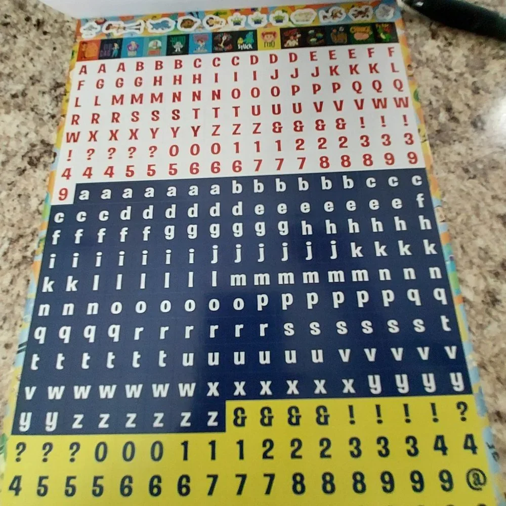New Toy Story 4 Sticker Pad with 4 Play Scenes Over 1200 stickers! Disney Pixar